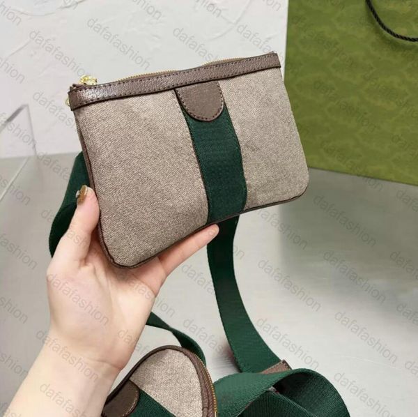 

ophidia mini utility belt bag 2sets waist belt bags green and red web stripe dark brown canvas leather bumbag cross-body wallets coin purse