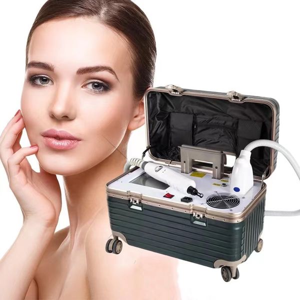 

china supply portable carbon picosecond laser q switched nd yag laser tattoo removal non-invasive eyebrow washing machine, Black