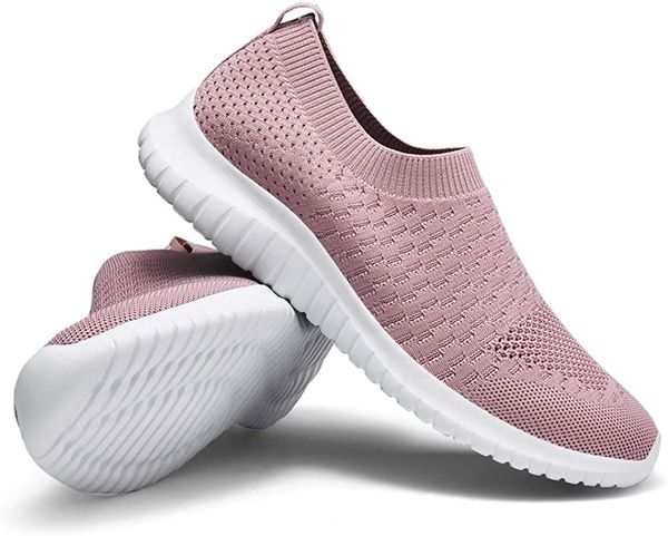 

mauve women's athletic walking shoes casual mesh-comfortable work sneakers