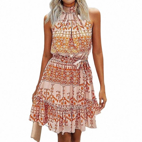 

casual dresses casual dresses 2022 style women short dress chiffon sleeveless loose bohemian for summer holiday beach w8zo#, Black;gray