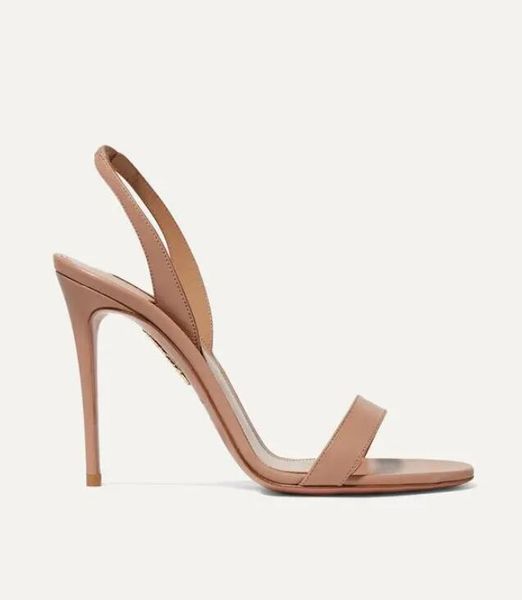 

popular brands summer aquazzuras pvc womens sandals so nude plexi sandal heels crysta buckle party wedding dress shoes heel back strap xw5i, Black