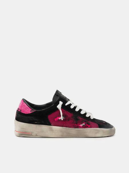 

casual shoes stardan sneakers dirty shoes designer luxury fuchsia black limited edition lab italian retro pure handmade small