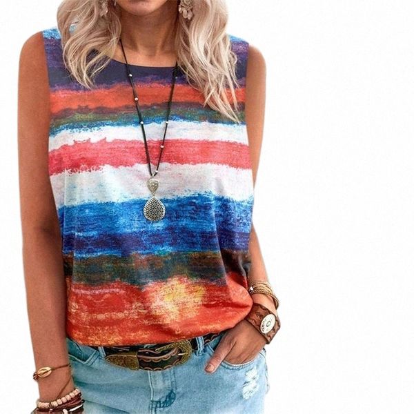 

women's tanks & camis women's tanks & camis summer women tank camisole gradient contrast color vest t-shirt clothing for sleevele, White