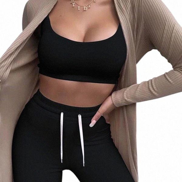 

women's tracksuits summer women's set crop pants solid sports fitness women tracksuit sets streetwear female 2 pcs for tracksuits, Gray