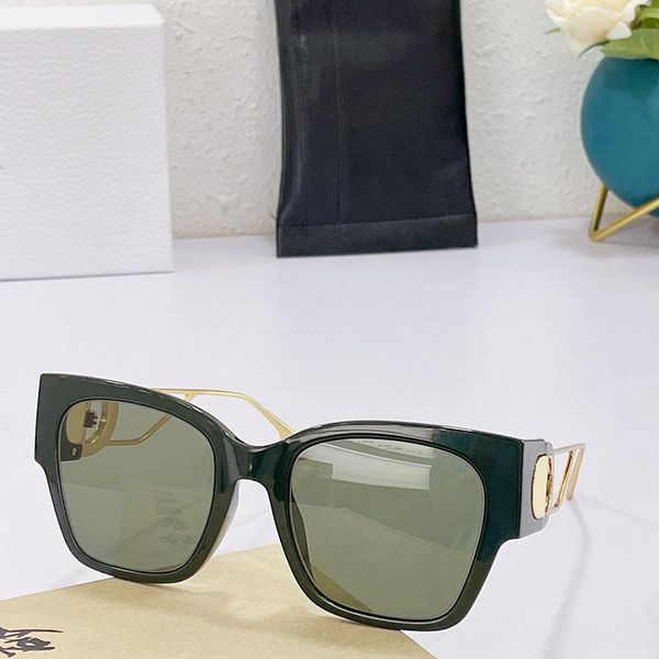 

sunglasses for woman with box mens antireflection fashion alphabet temples sun glasses brand square eyewear retro classic chain temples sung, White;black