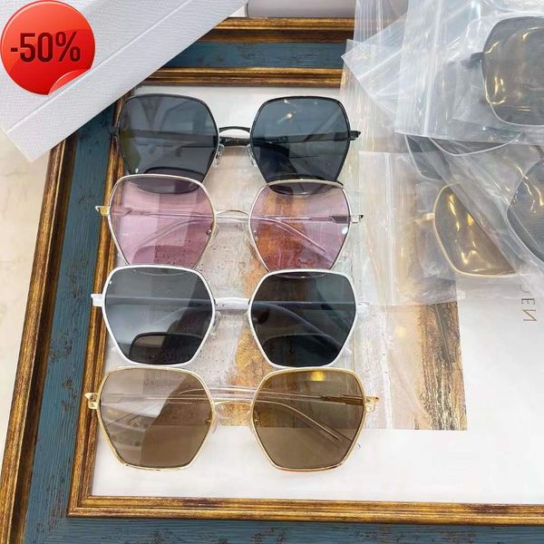 

designer sunglasses p family's new net red wind advanced sense candy color versatile sunglass men's vpr 56ys simple fashion sungla, White;black