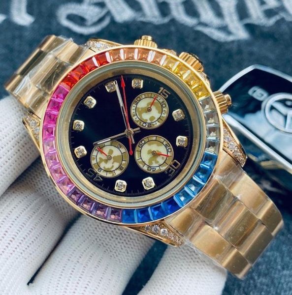 

watches for mens 40mm automatic mechanical classic business wristwatch stainless steel wristband montre de luxe, Slivery;brown