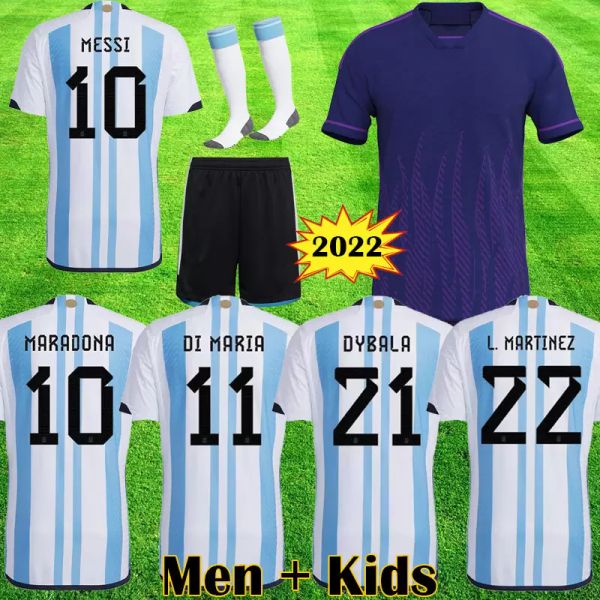 

2022 argentina qatar world cup soccer jersey copa america jerseys 2022 dybala fans player version football shirt icardi mascherano camiseta, Black;yellow