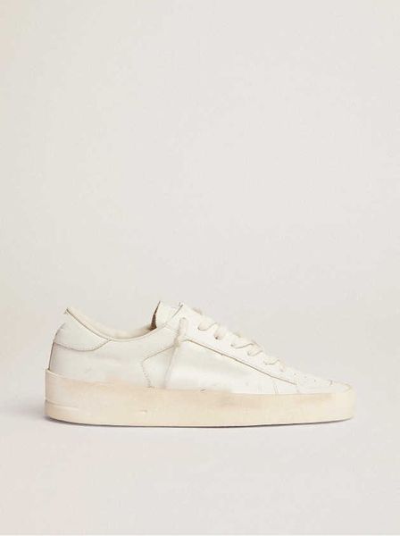 

dirty shoes women 's stardan sneakers designer luxury italian retro handmade total white leather bottom help small