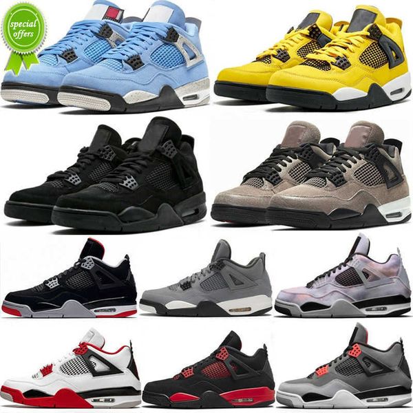 

boots 2022 boots og box shoe red thunder 4s basketball shoes men women sail 4 university blue black cat infrared fire red royalty 85