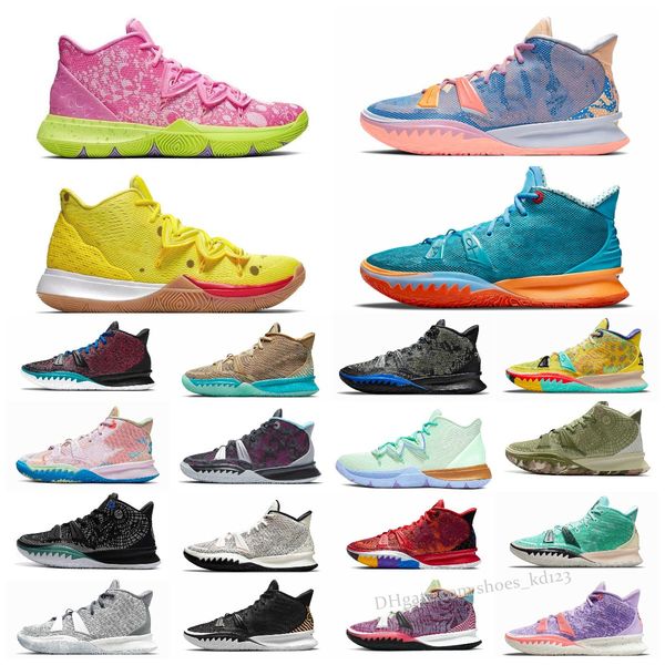 

basketball shoes one world 1 people chip light bone kyrie 7 mens kyries 5s sponge sandy creator hendrix horus rayguns daybreak squidward men