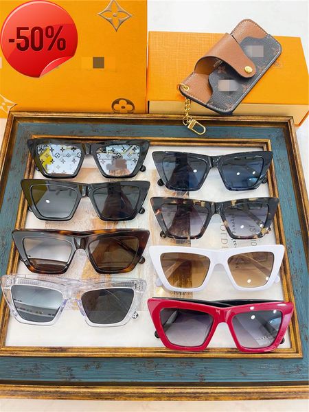 

designer sunglasses new l-family plate z1723w ins net red street p with box fashion, White;black