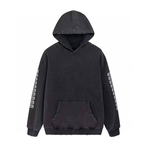 

hoodie autumn and winter new double-b paris sweater loose casual long sleeve men's and women's luxury high street, Black