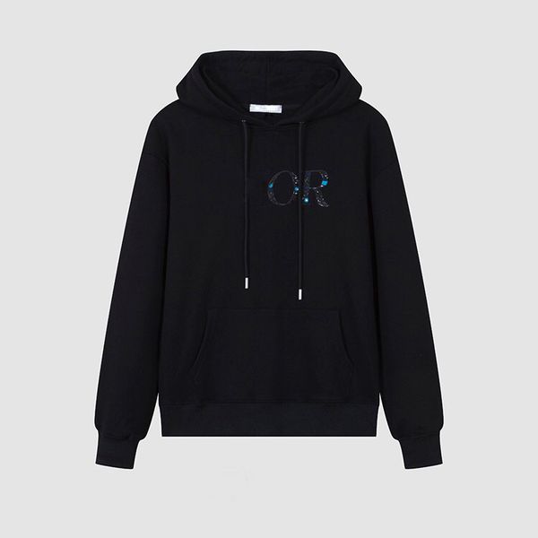 

2022 autumn new men's hoodies pullover cotton knitted jumper printed sweater street hip hop streetwear handsome fashion designer hoodie, Black