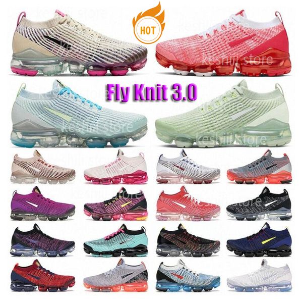 

vapor maxs plus 3.0 running shoes flyknit triple black usa pure platinum white metallic gold mens women trainers fly knit outdoor sports sne