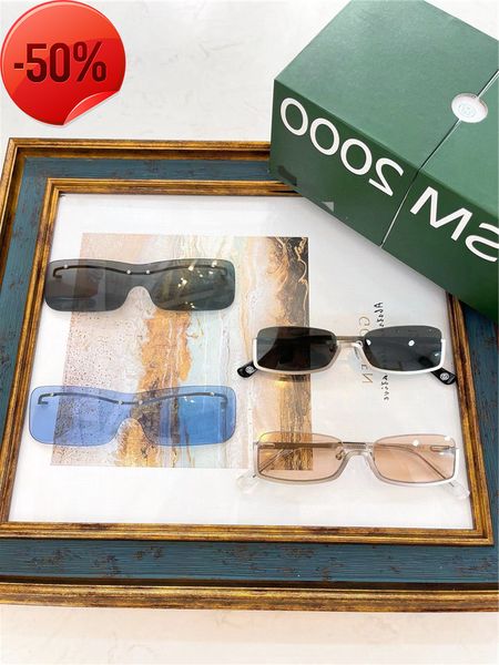 

designer sunglasses 2022 new british niche brand apf sunglass ins super net red same clip men's and women's fashion, White;black