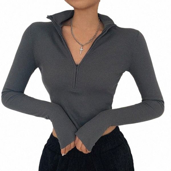

women's t-shirt women's t-shirt sylcue solid color casual women long sleeves turtleneck crop simple style party club 2022 spring, White