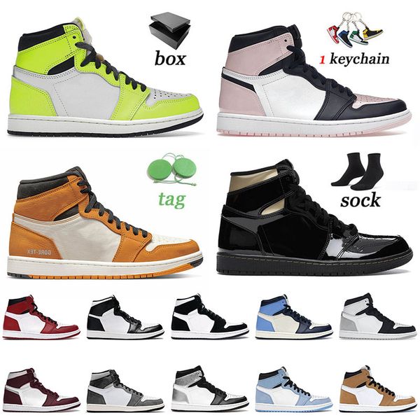 

2022 new basketball shoes 1 1s jumpman bubble gum visionaire black gold element light curry reverse mocha low mens women sneakers trainers