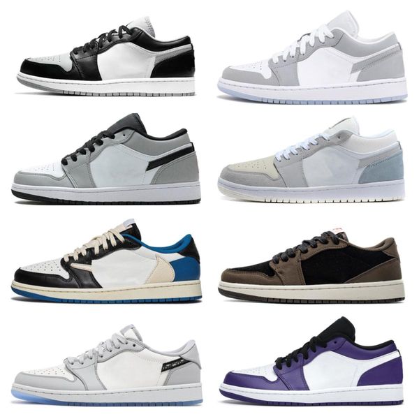 

jumpmans mens 1 basketball shoes low 1s womens blue moon red banned bred black white wolf grey toe court purple game royal u ddm