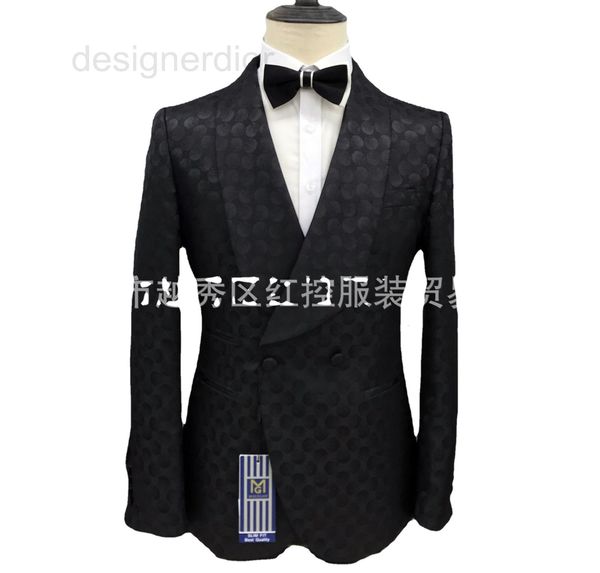 

men's suits & blazers designer guangzhou yuexiu district hongkong garment trading firm 2022 dress two piece suit summer men's new, White;black