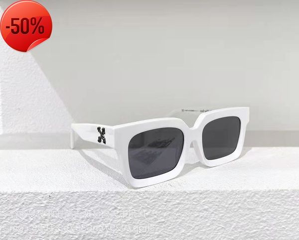 

designer sunglasses off new ow40001u the same box as big net red stars, White;black
