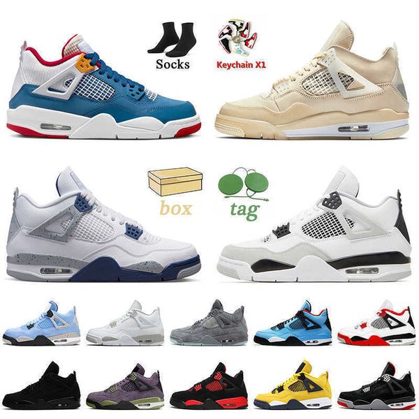 

basketball shoes with box jumpman 4 messy room 4s sail midnight navy military black cat white oreo red thunder seafoam bred taupe haze 2022
