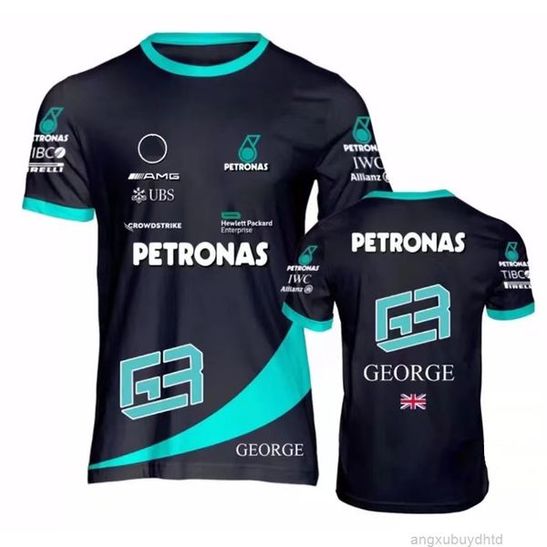 

2022 f1 agm racing t shirts official website same fans short sleeve t-shirt formula one men's and women's casual loose tee, White;black