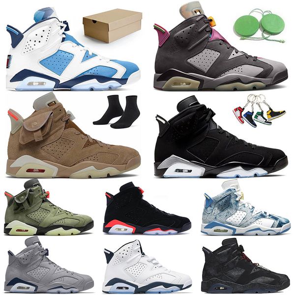 

jumpman 6 basketball shoes bordeaux sports men trainers washed denim marquette infrared j6 georgetown midnight navy metallic silver 6s desig