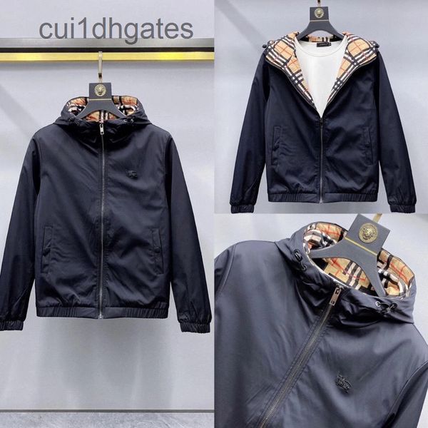 

2022 outlet burb coats and jackets online store chaopai spring autumn men's hooded jacket korean version heavy, Black;brown
