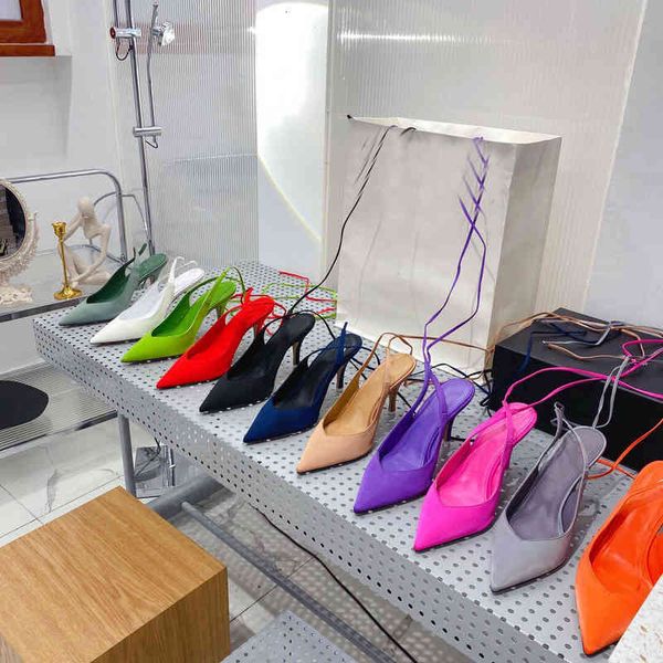 

sandals spring and summer style temperament high heels pointed back empty bandage thin heel baotou sandals women, Black
