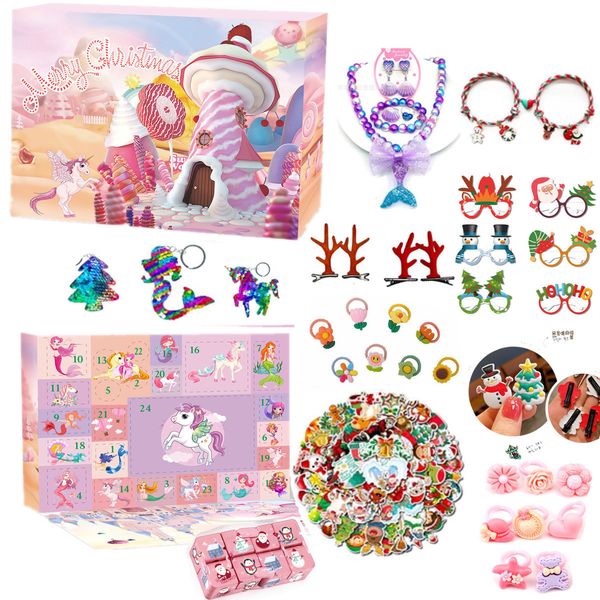 

11 decompression christmas countdown blind gift box toys factory wholesale toys