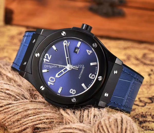 

new arrivals mens ceramics watches automatic mechanical42mm full steel gliding clasp swimming wristwatches sapphire geneva watch factory mon, Slivery;brown