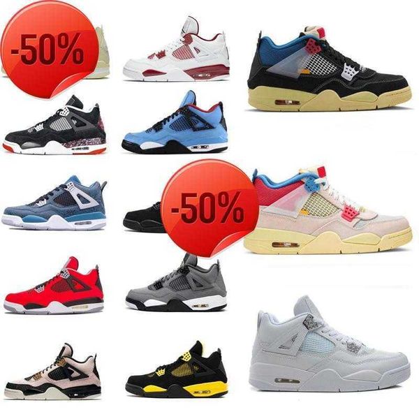 

4 4s mens university blue white oreo shimmer red thunder metallic purple black cat paris bred men women sneakers trainers
