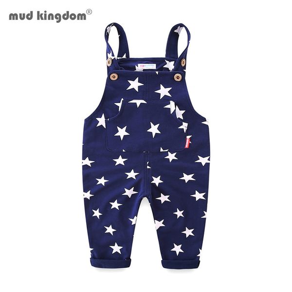 

overalls mudkingdom little boy girl overalls pants cotton stars letter children bib overall trousers kids clothes spring autumn clothing 220, Blue