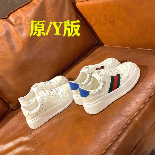 

dress shoes designer 2022 new summer thick soled high daddy shoes women's net red the same versatile ins leather sneakers women d244, Black