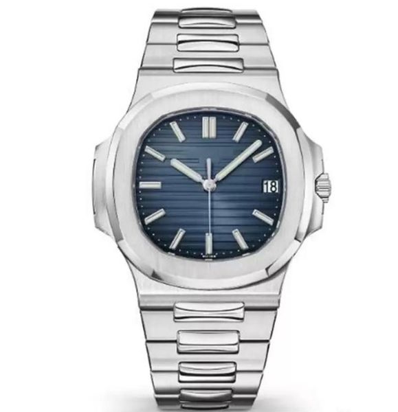 

mens watch sky blue pp automaic mechanical movement sapphire crystal glass back 316l stainless steel new styles male wristwatches, Slivery;brown