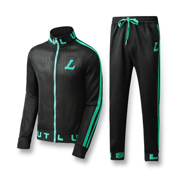 

fashion designer men s tracksuit sweat suits sports hoodies jackets casual tracksuits jogger jacket pants sets sporting suit sportswear -3x, Gray