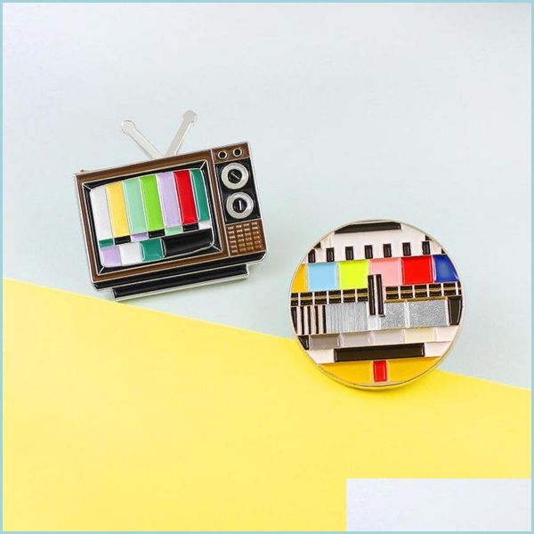 

pins brooches pins brooches no signal creative enamel vintage label pin clothese jewelry bag badges for girls boyspins drop delivery dhzk2, Gray