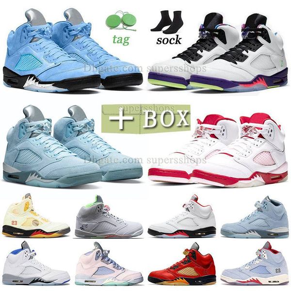 

men basketball shoes 5s raging red stealth white cement metallic international flight oreo women retro racer blue green bean sports sneakers