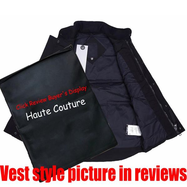 

mens down vest parkas with map embroidery 2020 new mens down coat winter boys sleeveless jackets womens down coat active new cloth287r, Black;white
