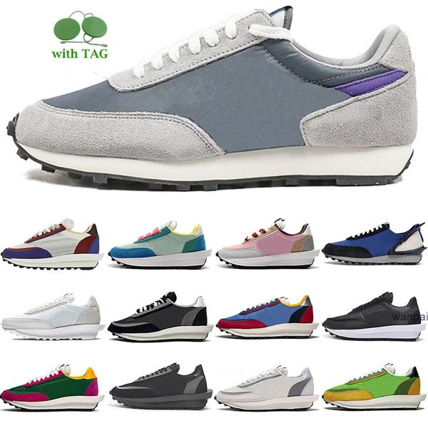 

running shoes sports sneakers coast ldwaffle shadow zapatos white nylon men outdoor mens womens vaporwaffle size 36-45