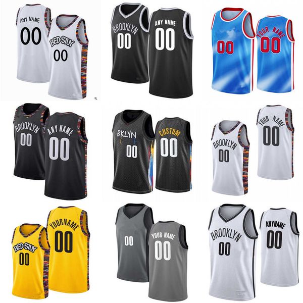 

basketball jerseys 75th custom men women youth brooklyn''nets''12 joe harris 95 deandre'' bembry 1 bruce brown, Black;red