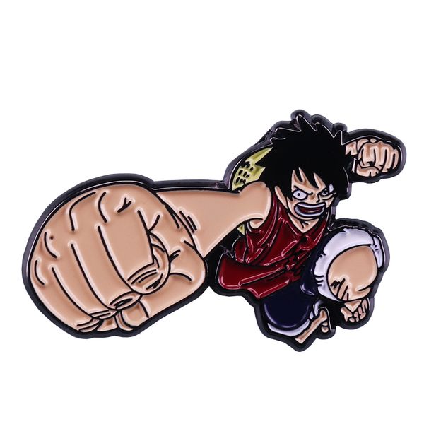 

other fashion accessories luffy enamel pin anime monga fans classic addition, Silver