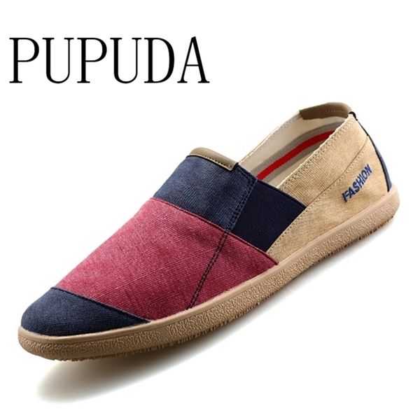 

dress shoes men causal breathable wide slip on canvas sneakers male linen summer fashion espadrilles trend loafers 220912, Black