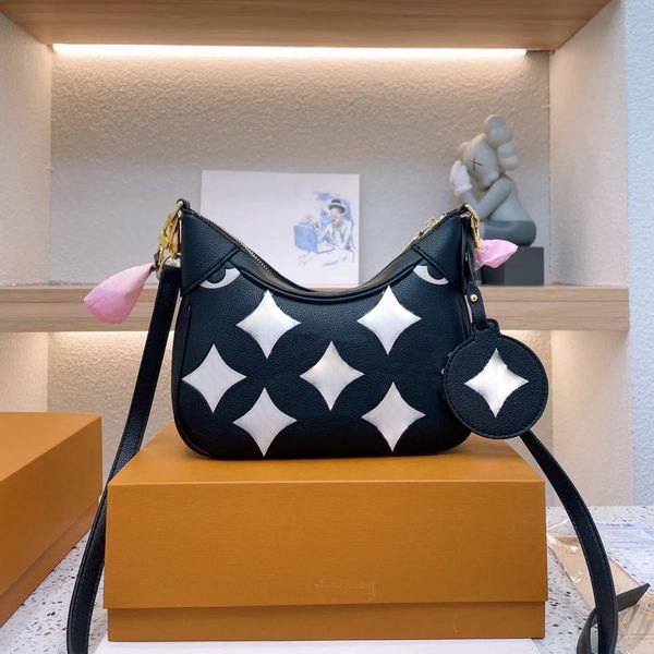 

cross body bag womens leather bagatelles shoulde bags embossed flowers diagonal crossbody bag luxury designer handbags for women large capac