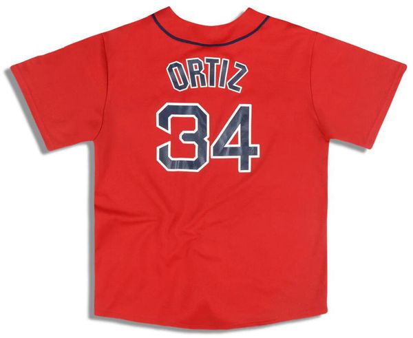 

stitched david ortiz jersey 2004 men women youth s-6xl retro baseball jerseys, Blue;black