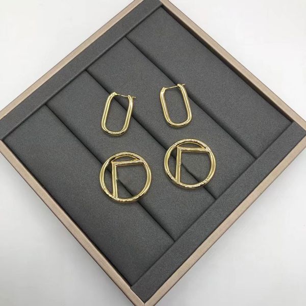

hoop earings gold brandjewelry lady fashion earring designer heart shape letter sign luxury earrings high end jewelry for woman cjewlery ann, Golden;silver