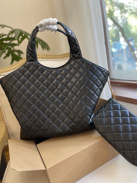 

icare designer tote shopping bags luxury tots bag lambskin 5a quality large shoulder genuine leather women the totes bags crossbody lady fas