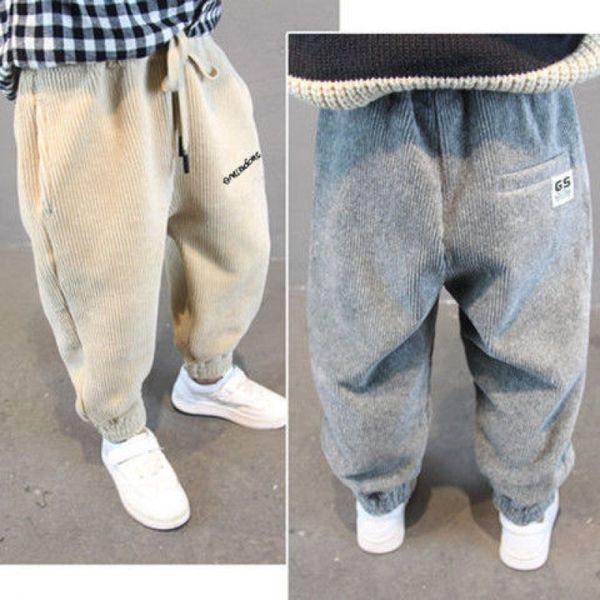 

trousers spring autumn boys light wick flannel pants korean children's loose casual harlem pants fashionable trouser 20220912 e3, Blue