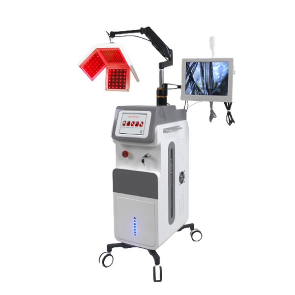

oxygen low level laser hair growth machine led light therapy device follicles hair loss treatment increase tousle growing regrowth beauty eq